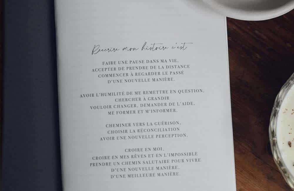 MyblueprintVF - Carnet Rewrite Your Story Agenda Rêves Développement Personnel Slow Living Noir