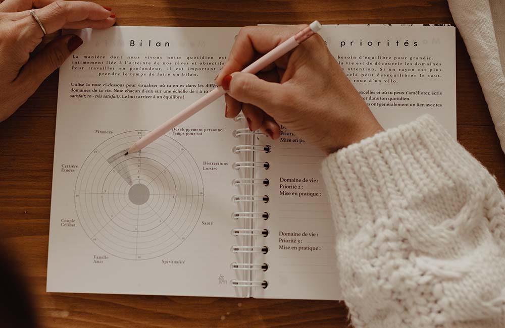 MyblueprintVF - Planner 2024 Rewrite Your Story interieur bilan Agenda Rêves Développement Personnel Slow Living