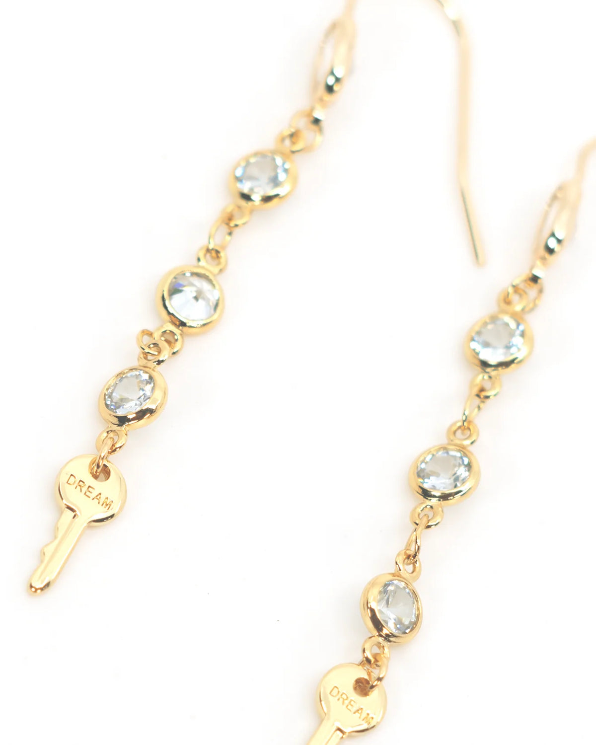 Boucles d’oreilles pendantes Dream aux cristaux scintillants