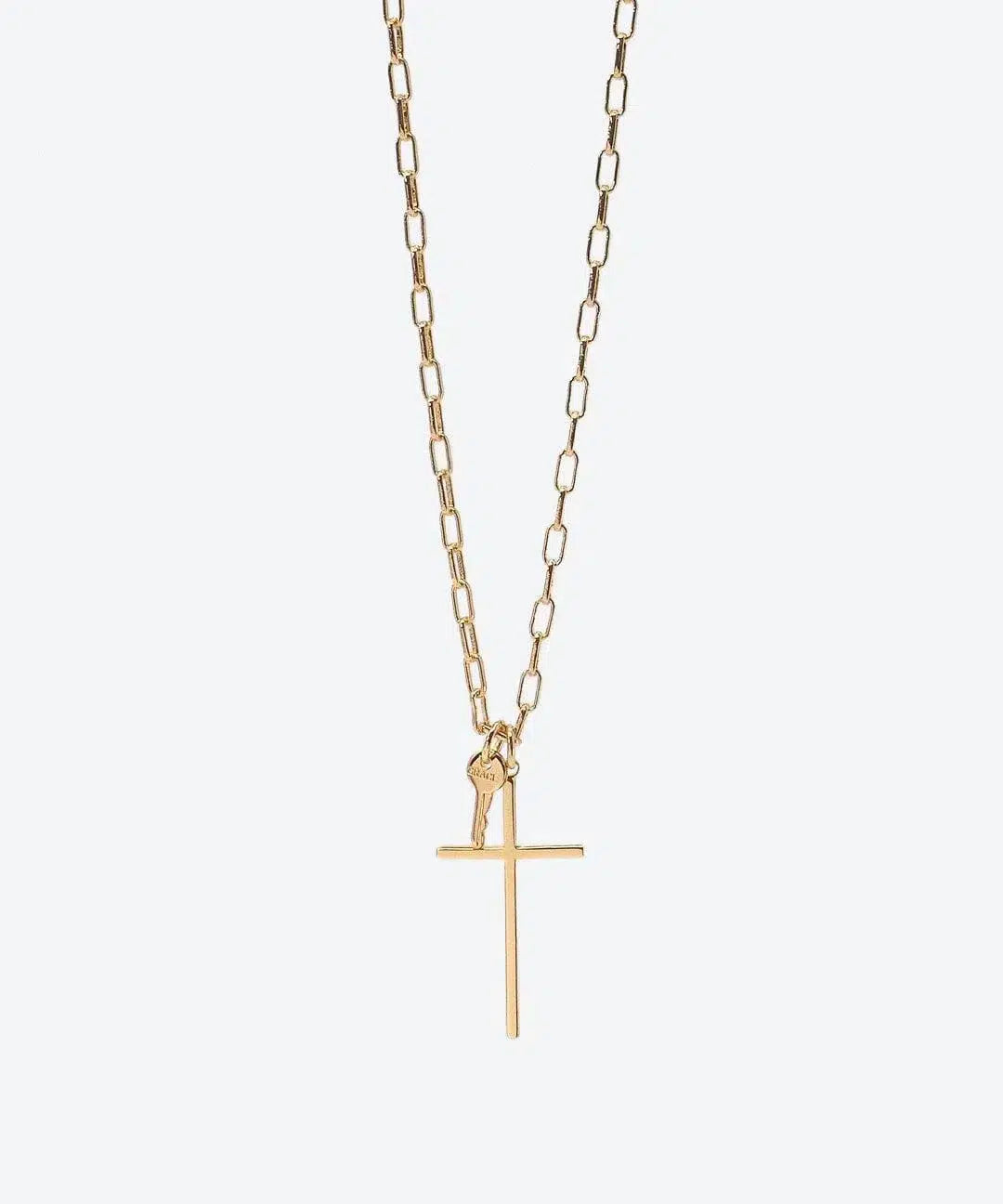 Giving keys – Collier Mini Clef & Grande Croix