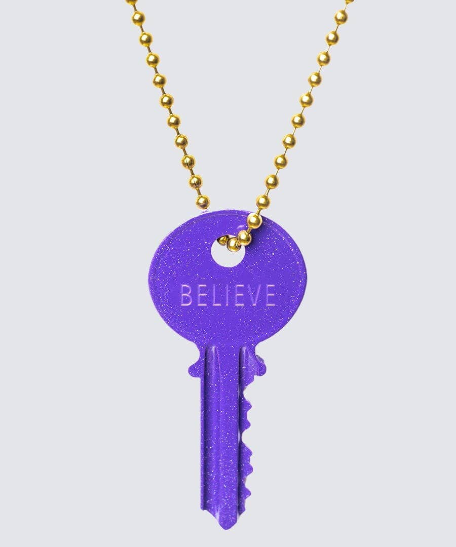 Collier Clé Classique Colorée