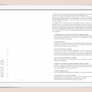 Myblueprintvf - Planner Digital Non-date pdf agenda rêves developpement personnel thématique