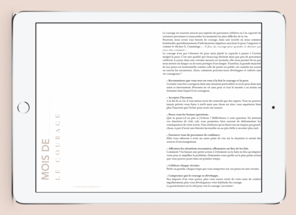 Myblueprintvf - Planner Digital Non-date pdf agenda rêves developpement personnel thématique