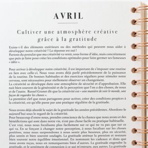 MyblueprintVF - Planner 2021 Rewrite Your Story Agenda Rêves Développement Personnel Slow Living creativite_Avril